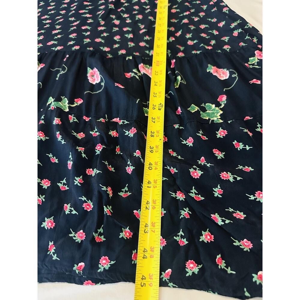Vintage Victoria Holley Floral Cottage Whimsygoth Dress Petite Small Travel - Picture 5 of 6